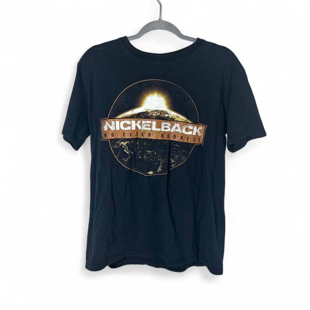 Nickelback No Fixed Address‎ Sz Large Shirt Alternative Rock Black
